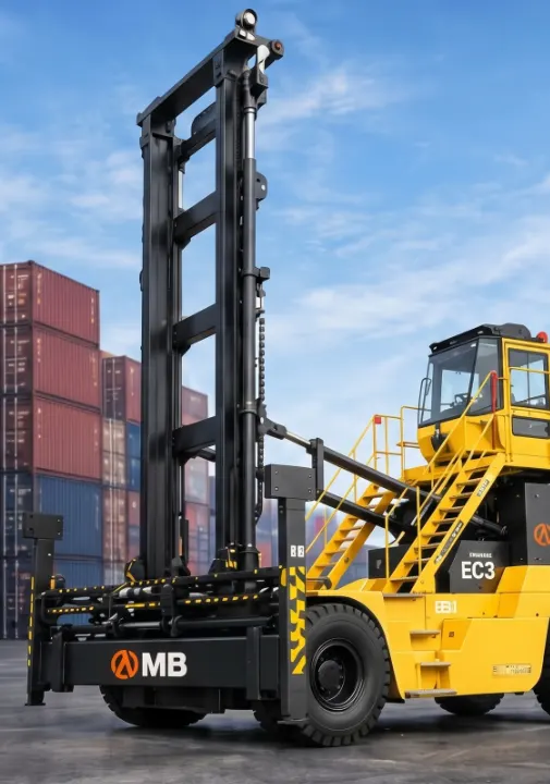 Container cranes at a port terminal